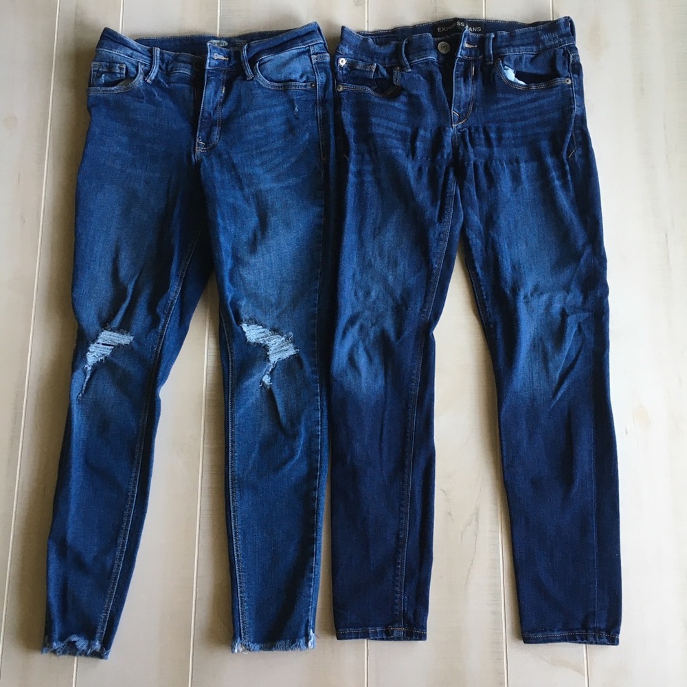 Old Navy and Express jeans bundle